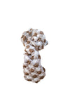 Brown Checker Jumbo Scrunchie