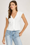 Caterina Ruffle Blouse