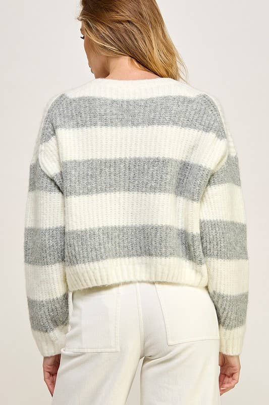 Striped Knitted Pullover