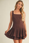 Chantel Pleated Mini Dress
