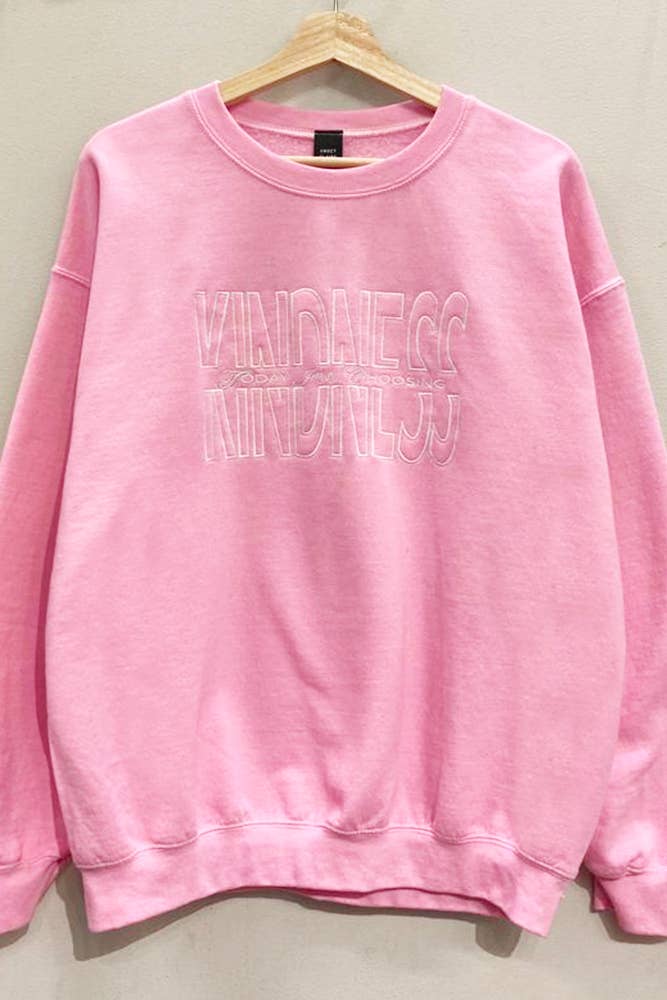 Embroidered Kindness Sweatshirt