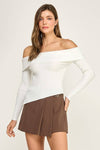 Paulina Asymmetric OTS Top