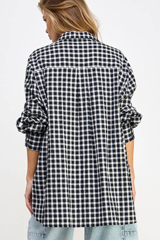 Gingham Button Up Shirt