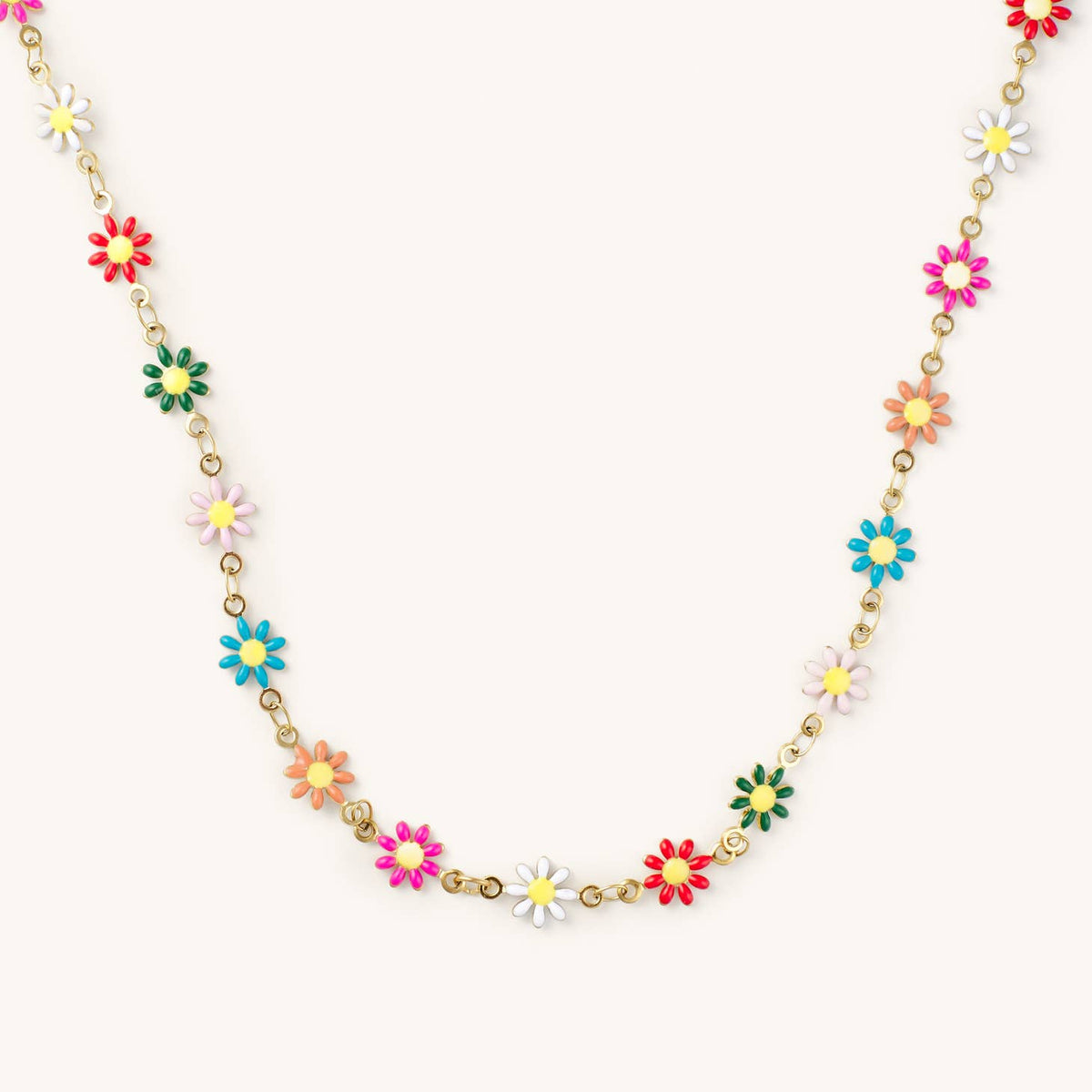 Daisy Multicolor Necklace