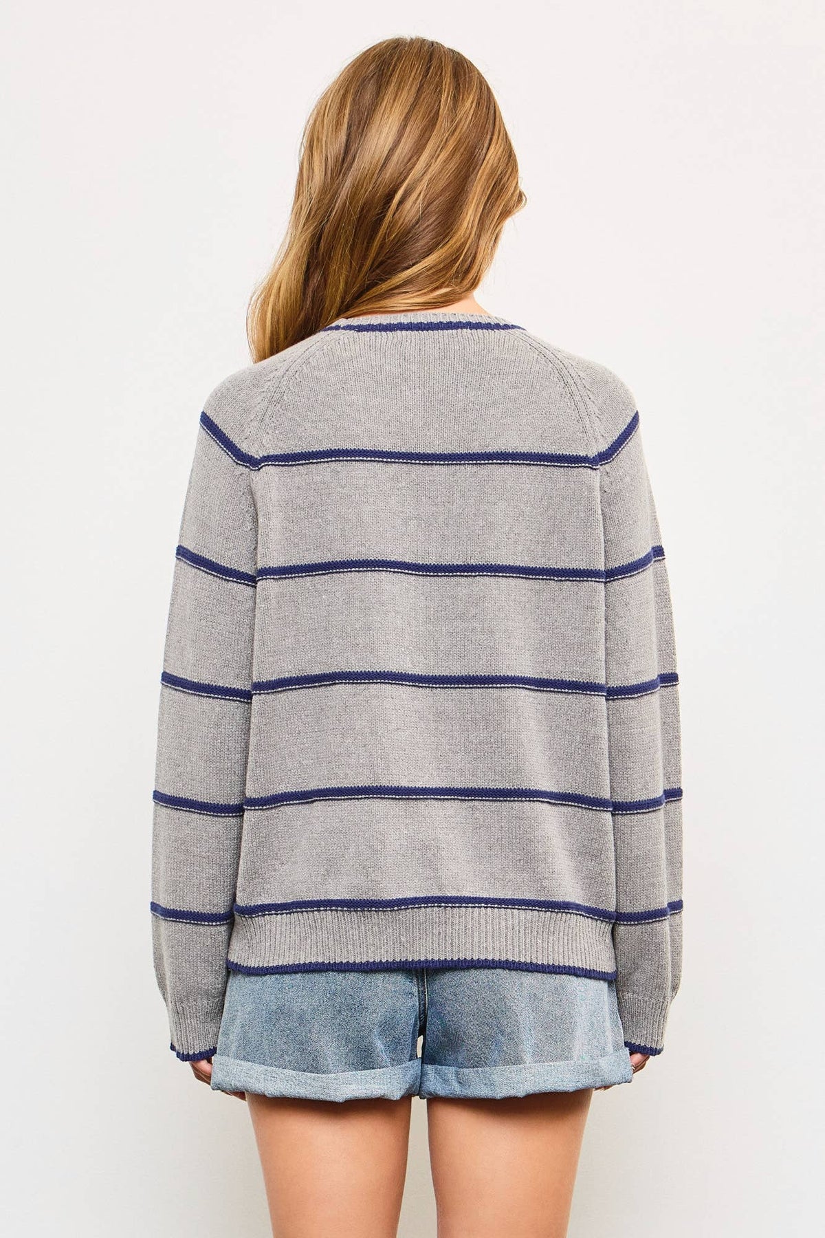 Striped Thick Knit Top