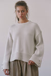 Melanie Button Cuff Sweater