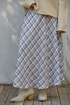 Taylor Plaid Midi Skirt