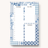 Coastal Patchwork Daily Planner Notepad