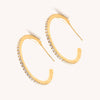 Sutton Crystal Hoops - Small