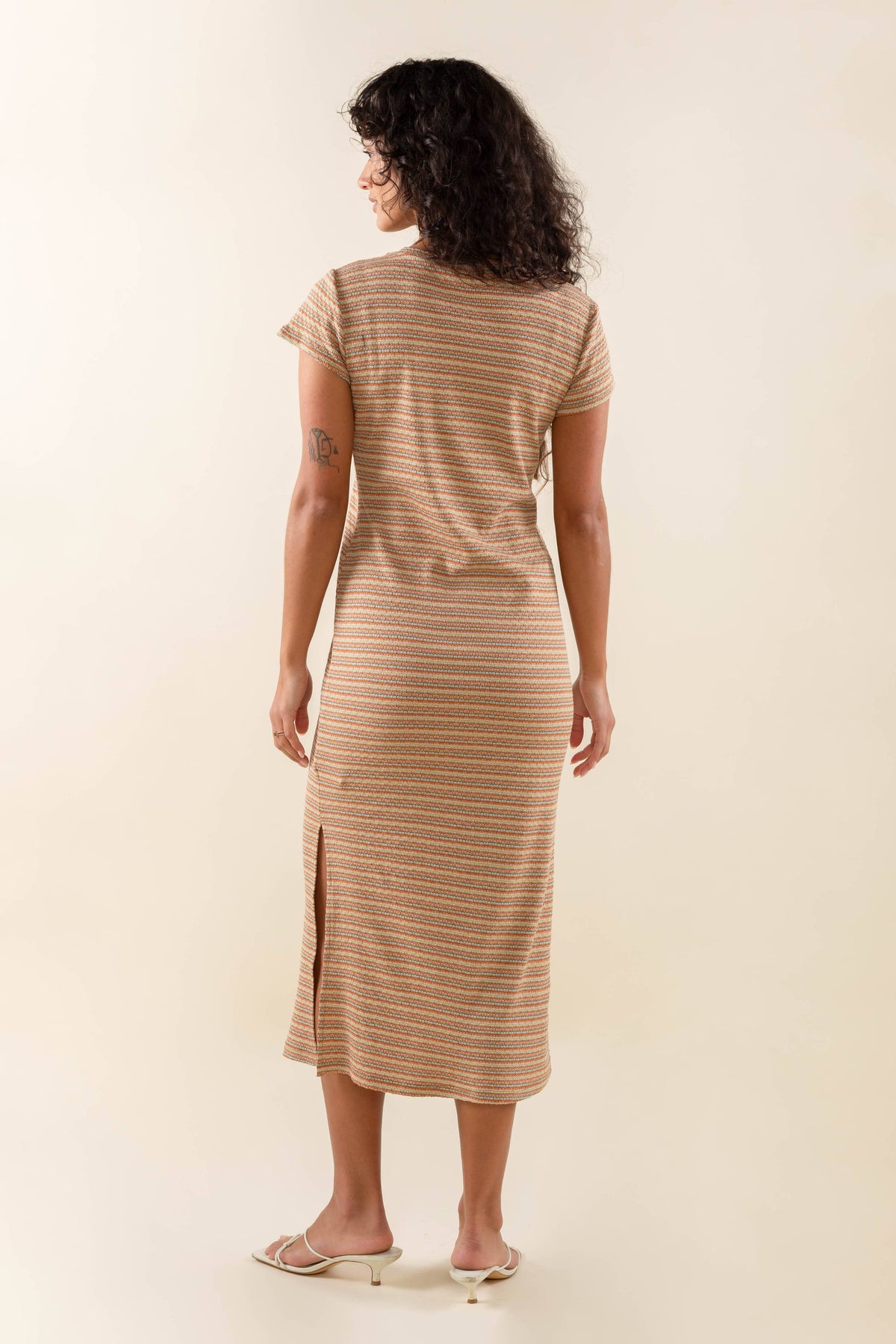 Ava Short Sleeve Midi Dress