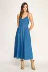 Asher Denim Midi Dress