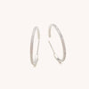 Sutton Crystal Hoops - Medium