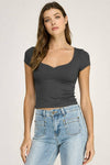 Sweetheart Neckline Top