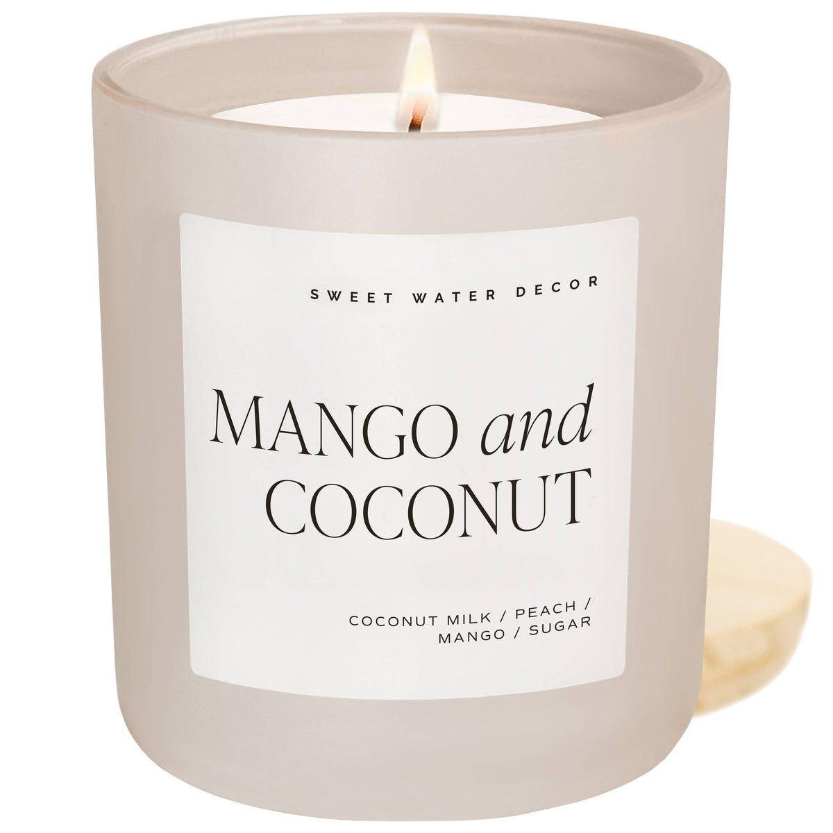 Mango &amp; Coconut Soy Candle