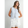 Alyssa Scalloped Vest