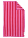Pink Stripes Double-Sided Hand Towel