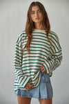 Jersey Striped Top