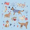 Patriotic Dogs Cocktail Napkins