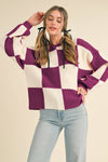 Cali Checkered Sweater