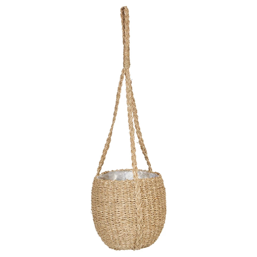 Hanging Seagrass Basket Planter