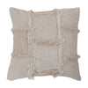 Patchwork Frayed Pillow