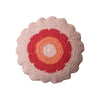 Round Scalloped Edge Crochet Pillow