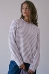 Stripe Rolled Neck Sweater