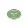 Fort Collins From The Heart Sticker