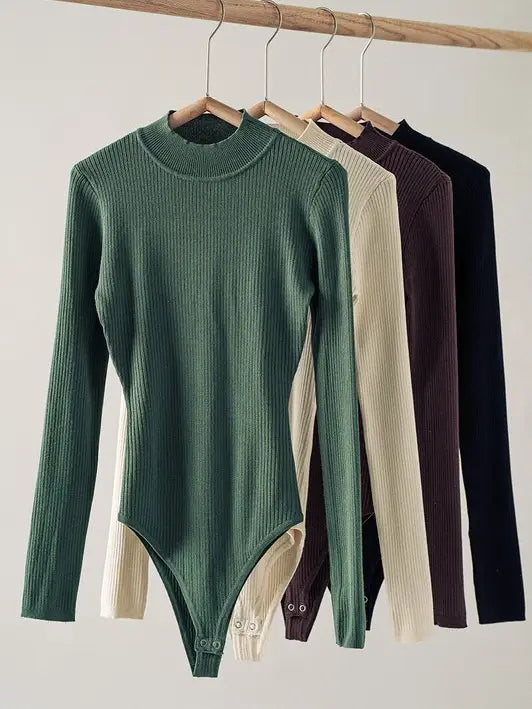 Ribbed Knit Bodysuit