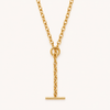 Gold Toggle Lariat