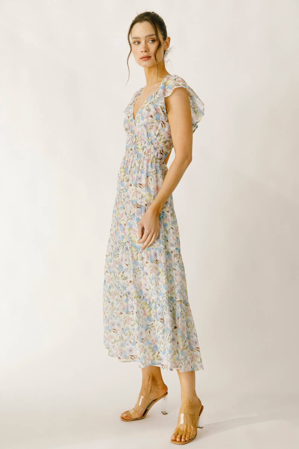 Floral Romantic Midi Dress