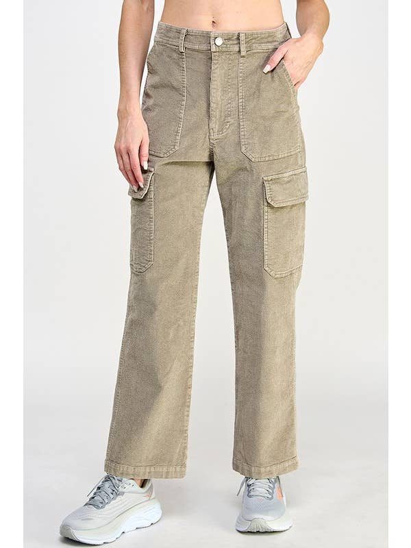 Corduroy Cargo Pants