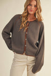 Callie Contrast Stitch Cardigan