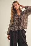 Heather Ruffle Blouse