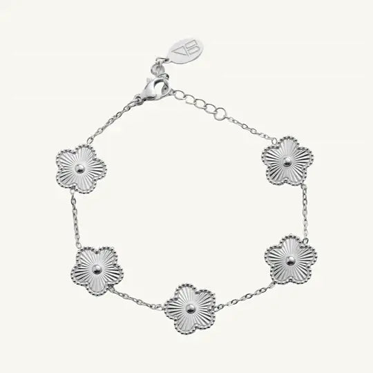 Silver Flora Bracelet