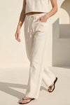 Hillary Cotton Wide Pant