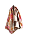 Floral Checker Reversible Hand Towel