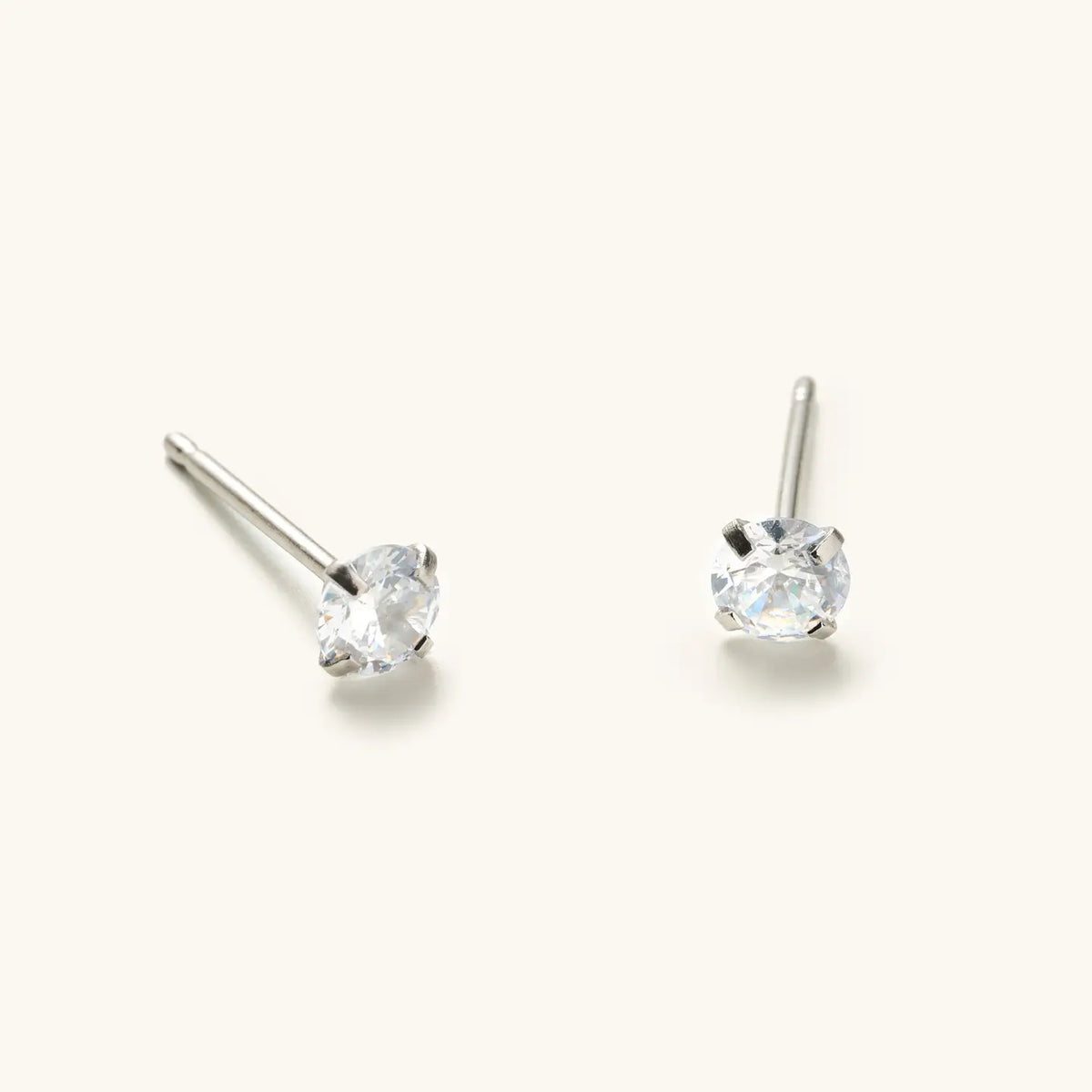 Crystal Gem Micro Stud Earrings