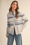 Rylee Zip Up Sweater