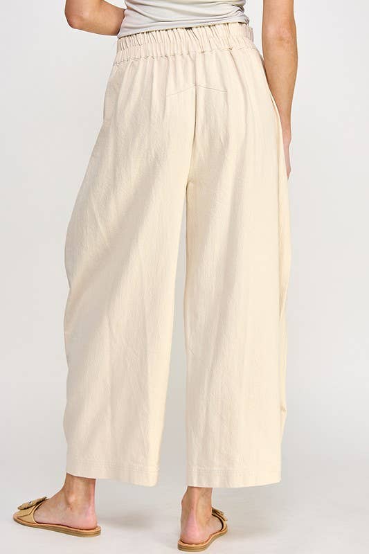 Tailored Wide Leg Pants