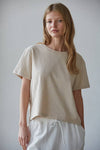 Tory Knit Crew Neck Short Sleeve