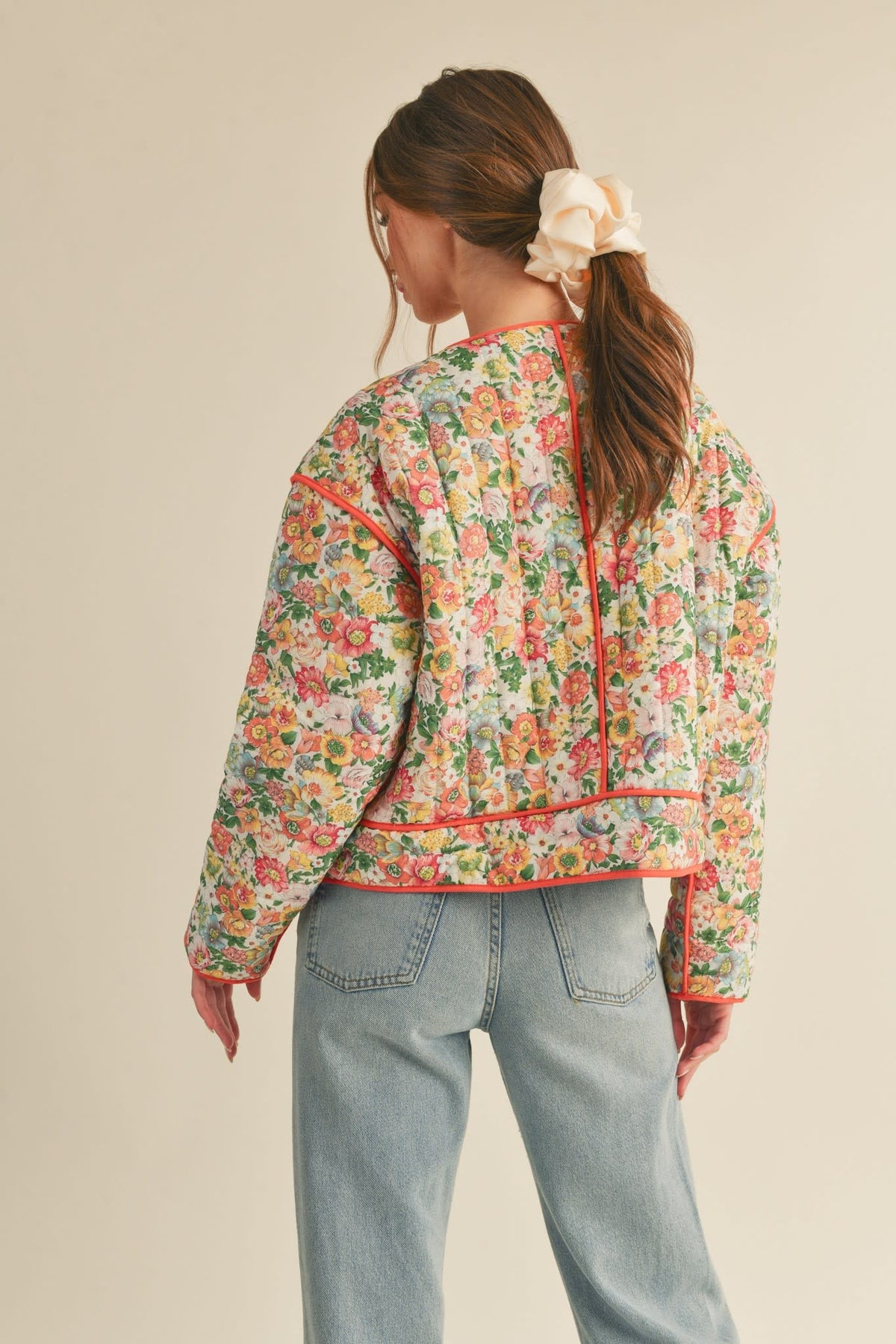 Quilted Vintage Floral Jacket
