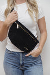 Suede Westlyn Woven Bum Bag