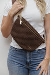 Suede Westlyn Woven Bum Bag