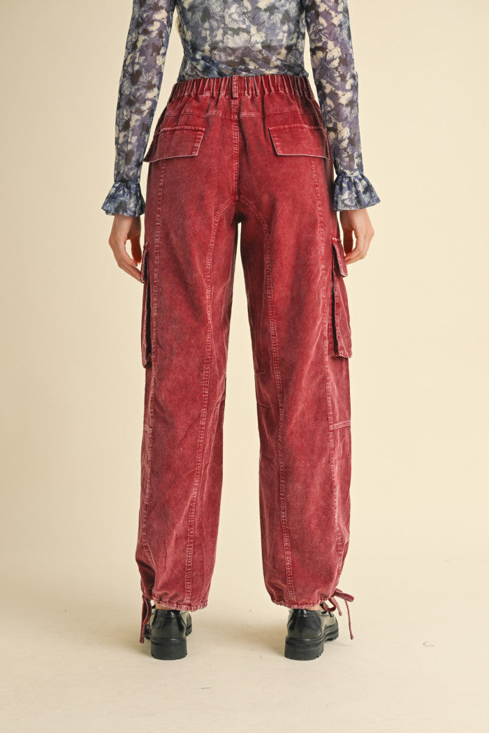 Corduroy Cargo Pants