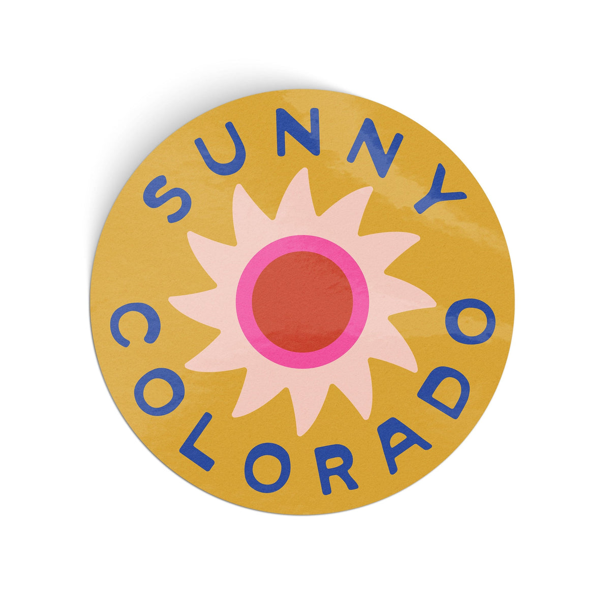 Sunny Colorado Vinyl Sticker