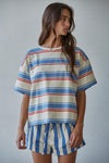 Cassius Striped Tee