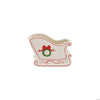 Sled Container with Wreath & Bow
