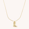 Gold Cowboy Boot Necklace