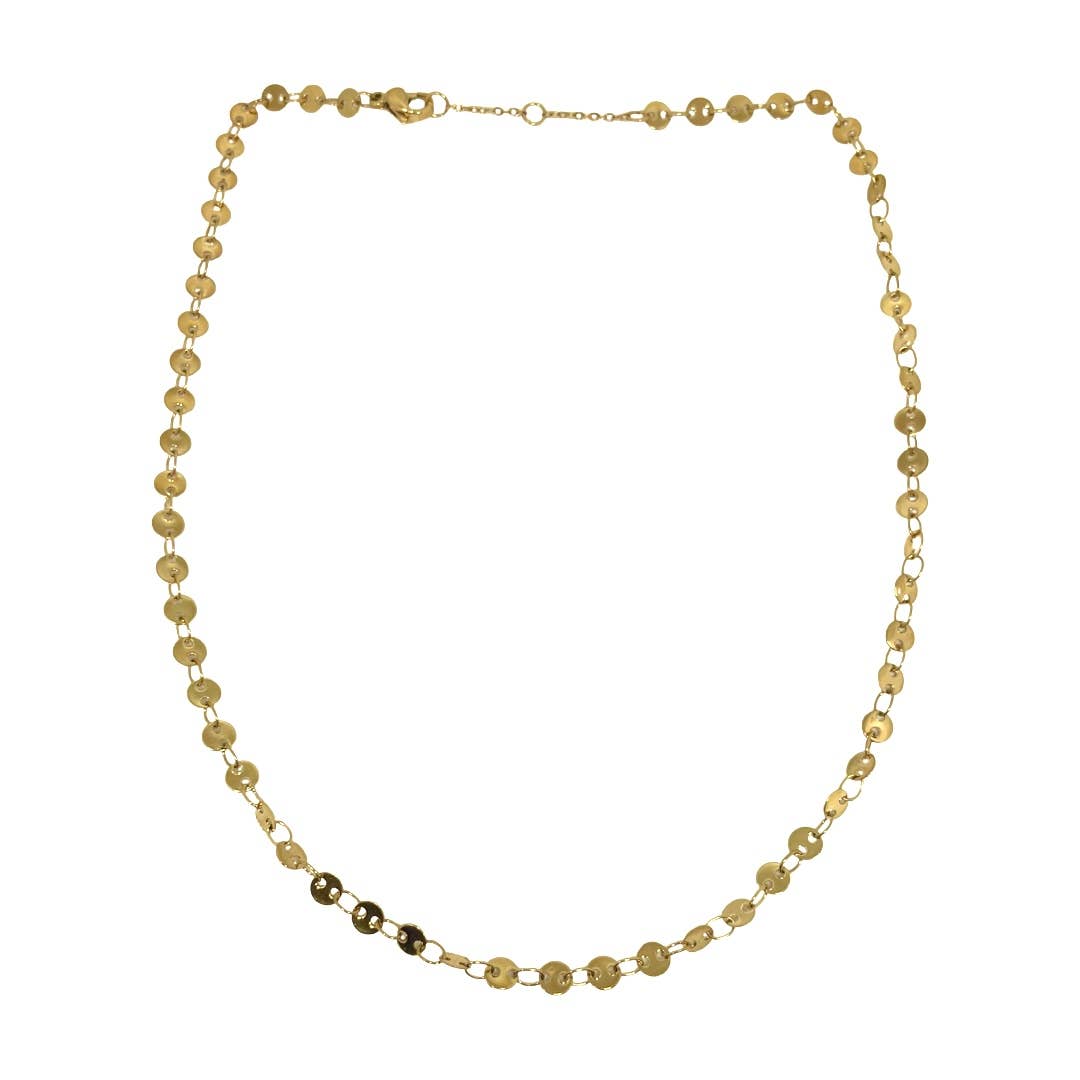 Jules Disk Necklace